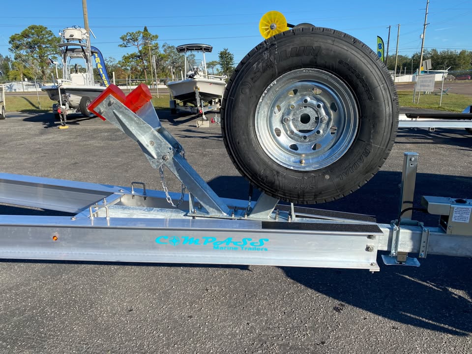 2025 32K 30-50' QUAD AXLE ALL ALUMINUM boat trailer (5)