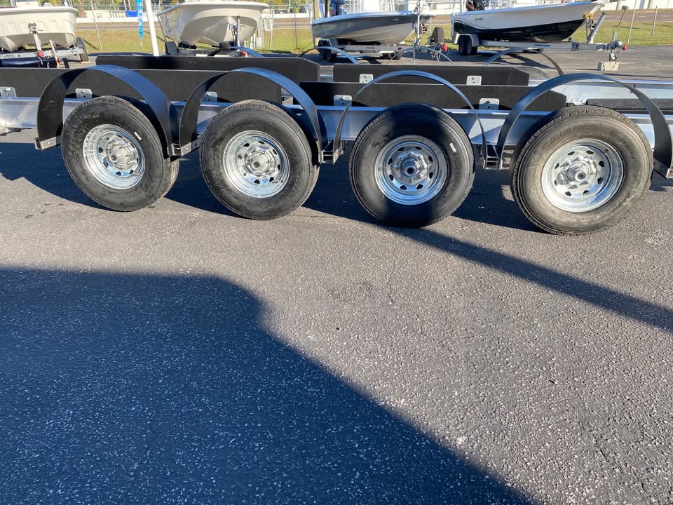 2025 32K 30-50' QUAD AXLE ALL ALUMINUM boat trailer (6)